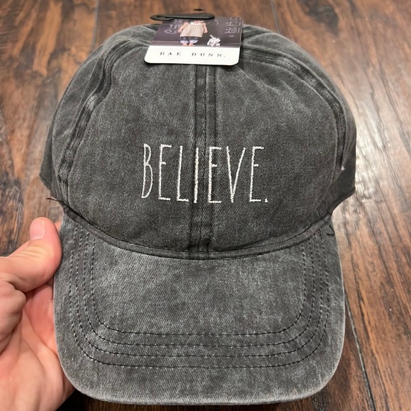 Rae Dunn “Believe.” Adjustable Baseball Cap Hat Unisex Adult Brand New